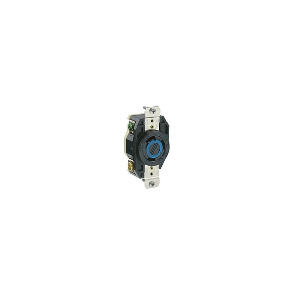 Leviton Locking Receptacle, L6-30R, 30 A, 250V AC, Single Phase, 2 Pole, Flush Mount, Screw Terminals 2620 - main